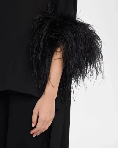 Lapointe Fringed High-Low Top | Thumbnail 5 Lapointe Fringed High-Low Top | Thumbnail 5