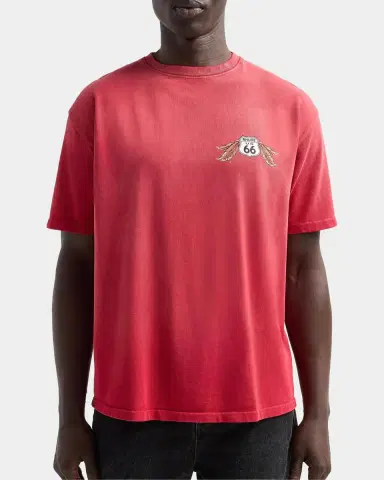 Rhude Oklahoma 66 Cotton T-Shirt | Thumbnail 4