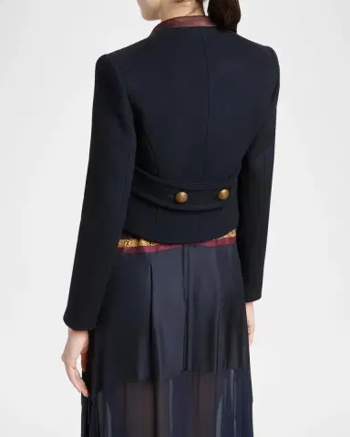 Etro Tailored Wool-Blend Jacket | Thumbnail 3 Etro Tailored Wool-Blend Jacket | Thumbnail 3