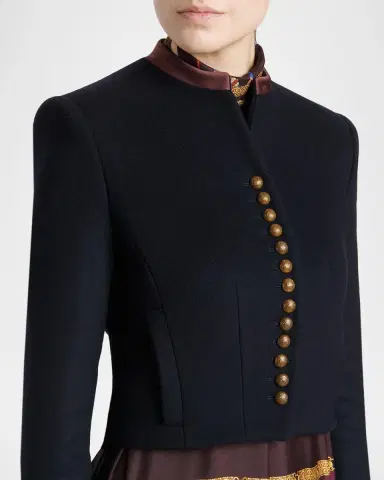 Etro Tailored Wool-Blend Jacket | Thumbnail 5 Etro Tailored Wool-Blend Jacket | Thumbnail 5