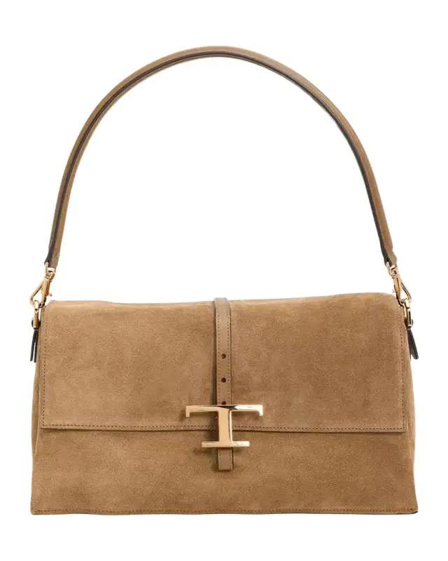Tod 's T Timeless Suede Top-Handle Bag
