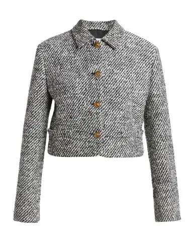 Versace Boucle Tweed Informal Lady Jacket | Thumbnail 1 Versace Boucle Tweed Informal Lady Jacket | Thumbnail 1