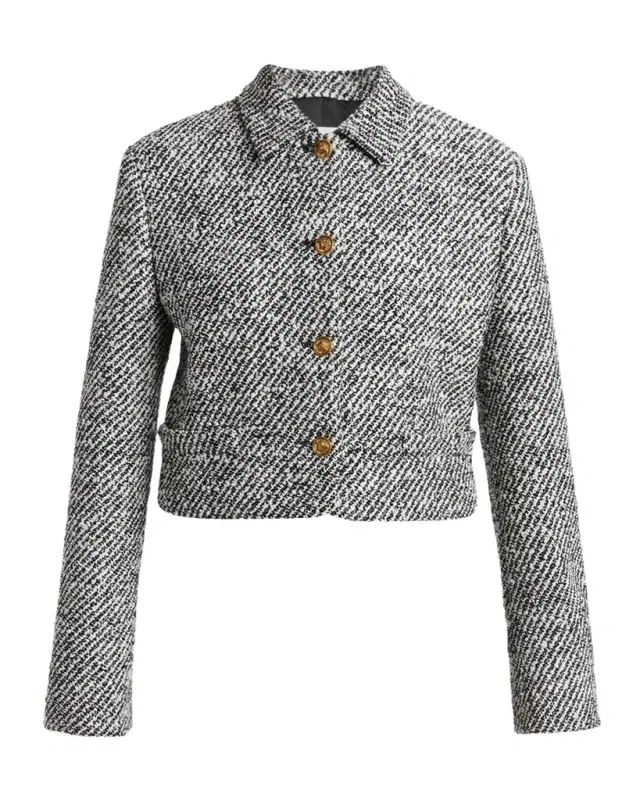 Versace Boucle Tweed Informal Lady Jacket