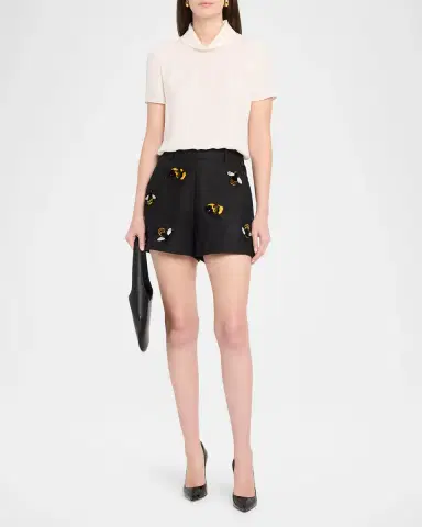 Libertine Buzz Off Linen Sailor Shorts | Thumbnail 2