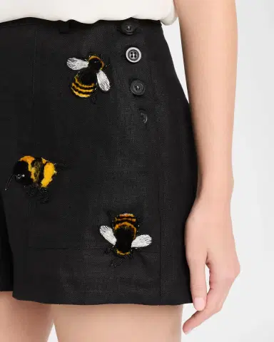 Libertine Buzz Off Linen Sailor Shorts | Thumbnail 5