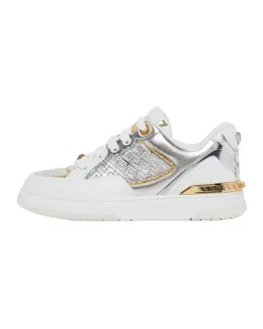 Versace Laminated Leather Sneakers | Thumbnail 1 Versace Laminated Leather Sneakers | Thumbnail 1