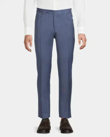 Canali Classic Solid Dress Trousers | Thumbnail 4 Canali Classic Solid Dress Trousers | Thumbnail 4