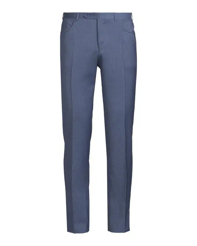 Canali Classic Solid Dress Trousers