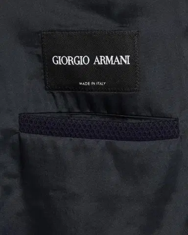 Giorgio Armani Men's Rice Stitch Two-Button Jacket | Thumbnail 6