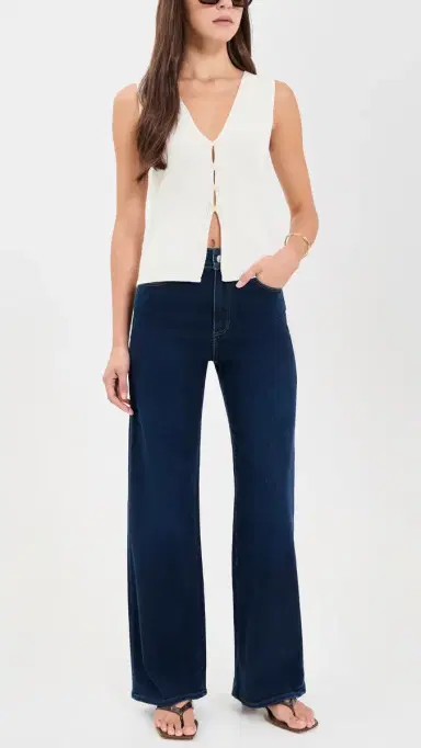 PAIGE Anessa Wide Leg Jeans | Thumbnail 5