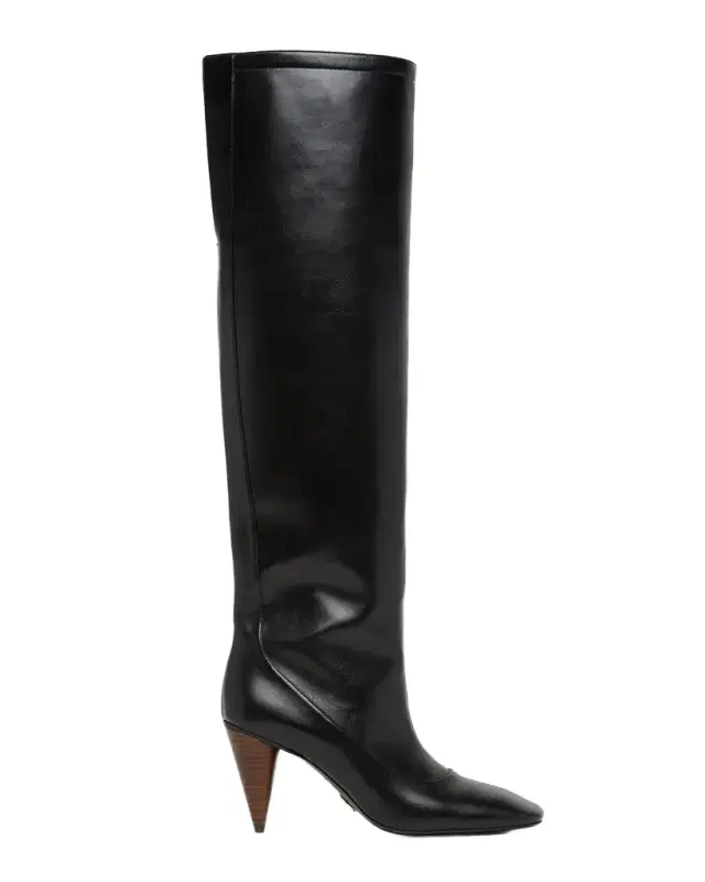 Stella McCartney 80MM Contrast-Heel Knee-High Boots