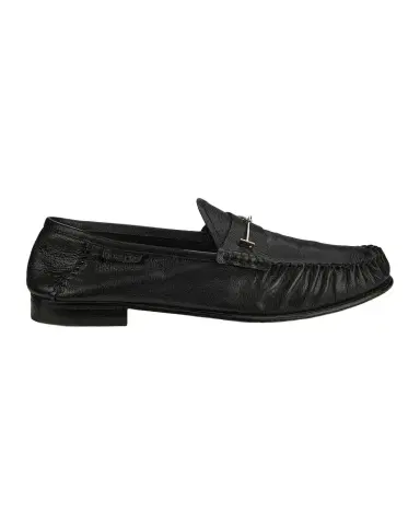 Tom Ford Men's Double T Hardware Leather Loafers | Thumbnail 1