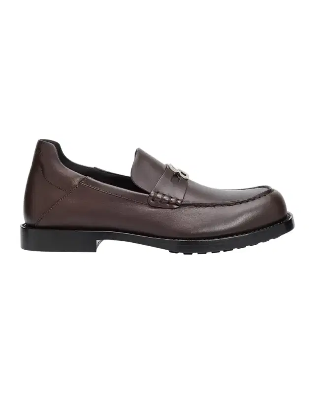 Bottega Veneta Silenzio Intrecciato Leather Loafers