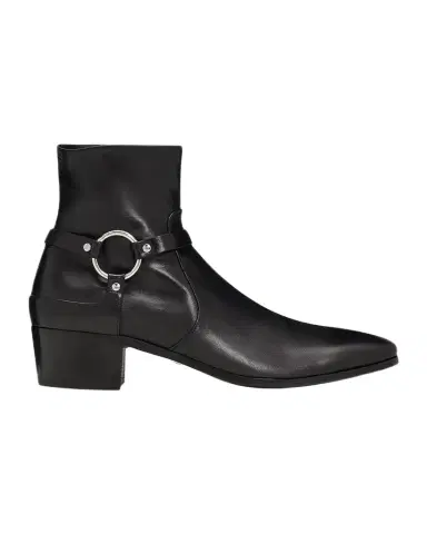 Tom Ford Men's Leather Zipped Ankle Boots | Thumbnail 1