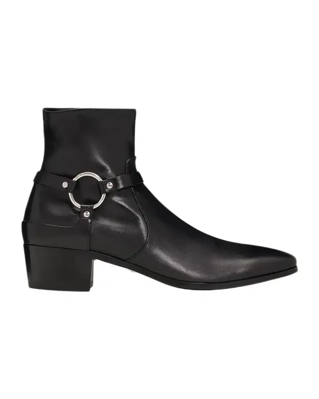 Tom Ford Men's Leather Zipped Ankle Boots