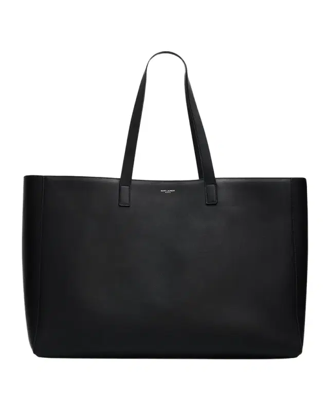 Saint Laurent Men's Shopping Tote Bag in Leather