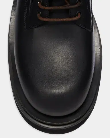 Rick Owens Low Army Bogun Leather Boots | Thumbnail 3