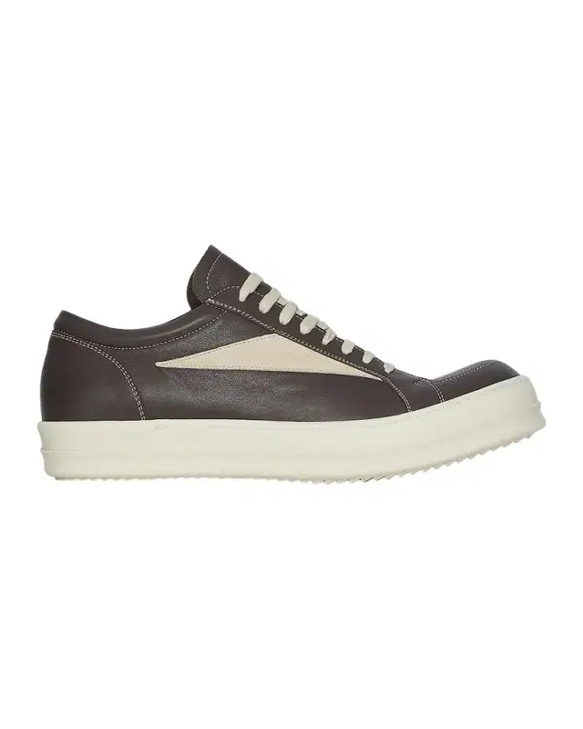 DRKSHDW RICK OWENS Men's Vintage Leather Low-Top Sneakers