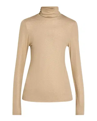 MAJESTIC FILATURES Metallic Long-Sleeve Turtleneck Top | Thumbnail 1