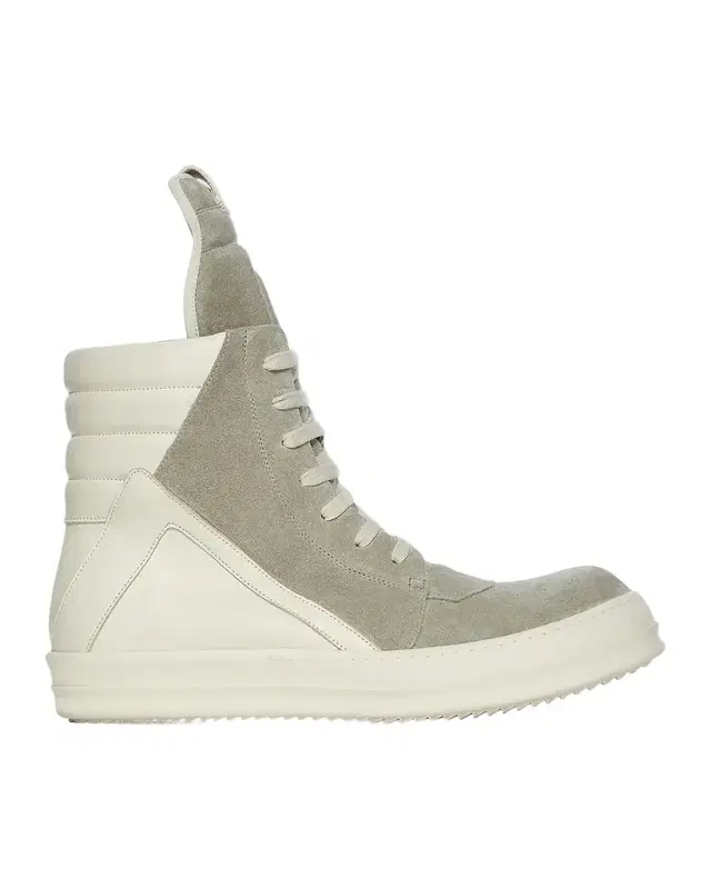 DRKSHDW RICK OWENS Men's Geobasket Suede High-Top Sneakers