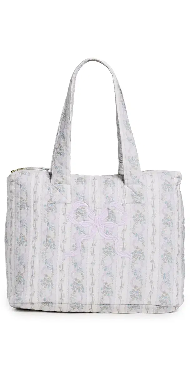 LoveShackFancy Aja Tote Bag Iris Amour One Size