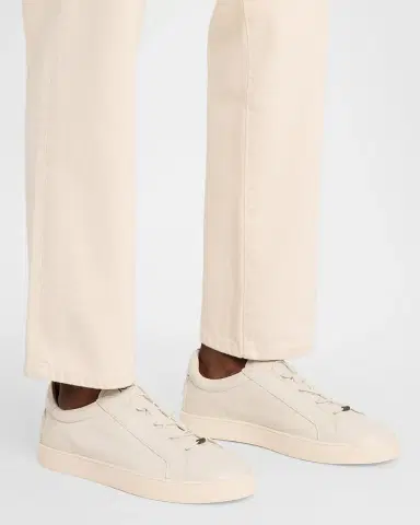 Tod's Men's Sportivo Elastic Drawstring Leather Sneakers | Thumbnail 2