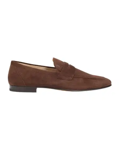 Tod's Men's Mocassino Suede Penny Loafers | Thumbnail 1