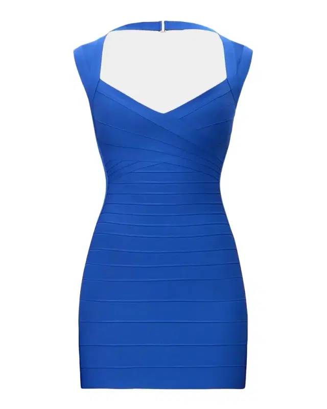 Hervé Léger The Jamie Halter Mini Dress
