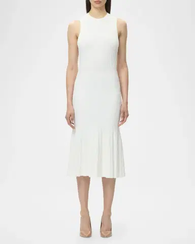 Hervé Léger The Lauren Rib-Knit Midi Dress | Thumbnail 4 Hervé Léger The Lauren Rib-Knit Midi Dress | Thumbnail 4