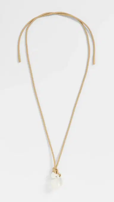 Jenny Bird Estelle Rope Necklace High Polish Silver One Size | Thumbnail 4