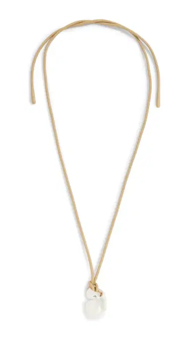 Jenny Bird Estelle Rope Necklace High Polish Silver One Size | Thumbnail 6