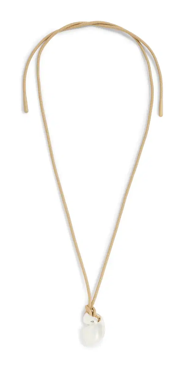 Jenny Bird Estelle Rope Necklace High Polish Silver One Size