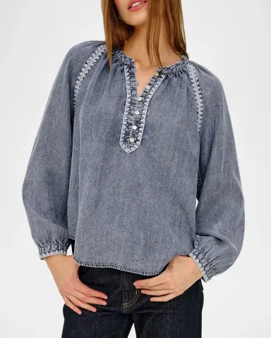 RAILS Tali Embroidered Raglan-Sleeve Top | Thumbnail 4 RAILS Tali Embroidered Raglan-Sleeve Top | Thumbnail 4