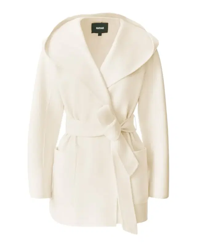 Mackage Paya Double-Face Wool Wrap Coat