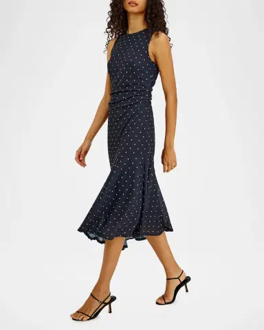 RAILS Daija Polka Dot Midi Dress | Thumbnail 6