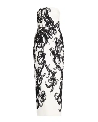 Milly Orion Chiffon Floral-Embroidered Column Maxi Dress | Thumbnail 1
