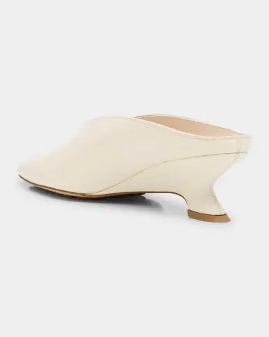 Bottega Veneta Bounty Vinyl Kitten-Heel Mules | Thumbnail 4