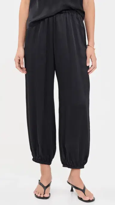DONNI. The Silk Balloon Pants Jet | Thumbnail 2 DONNI. The Silk Balloon Pants Jet | Thumbnail 2