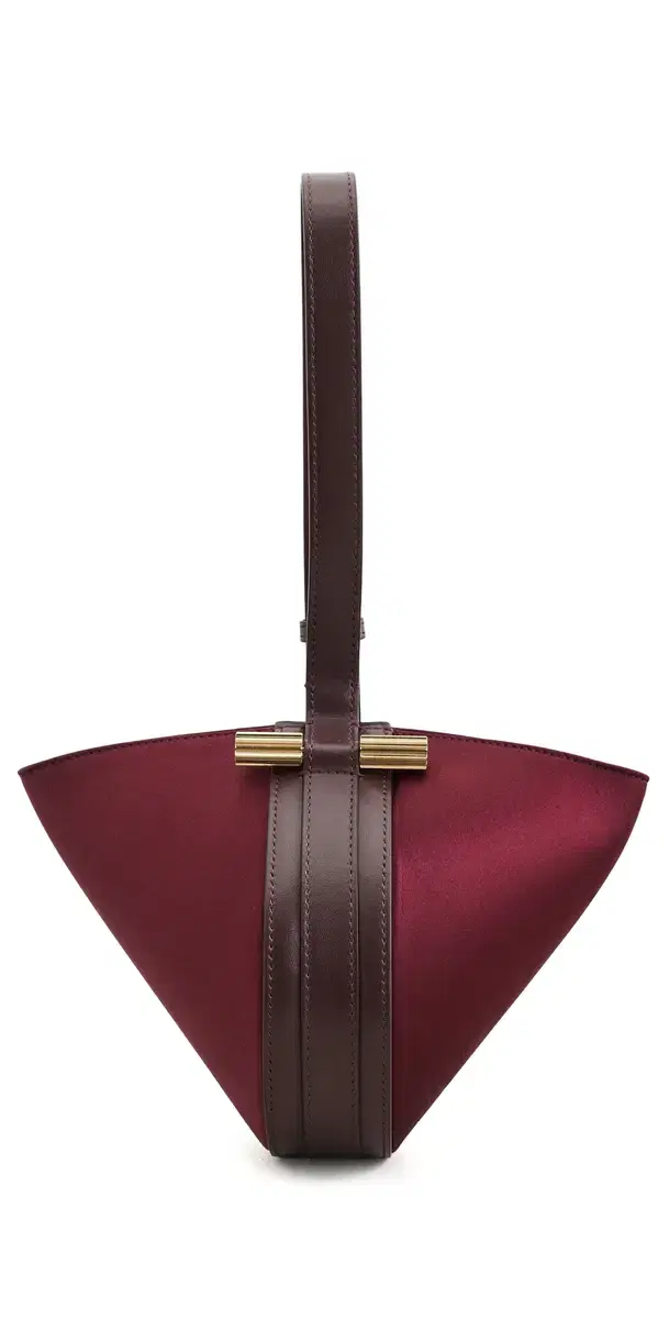 Victoria Beckham Portofino Dia Clutch Dark Burgundy One Size