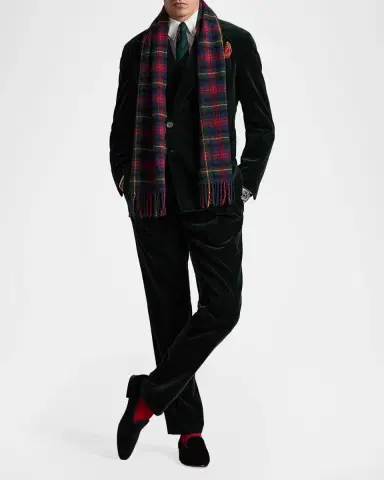 Polo Ralph Lauren Men's Cotton Velvet Double-Breasted Dinner Jacket | Thumbnail 2