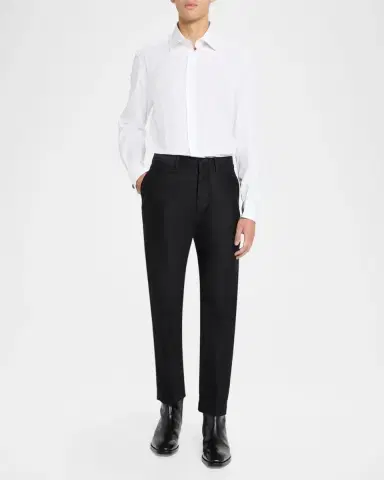 Stefano Ricci Men's Cotton French-Cuff Dress Shirt | Thumbnail 2