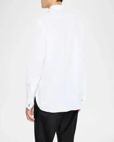 Stefano Ricci Men's Cotton French-Cuff Dress Shirt | Thumbnail 3