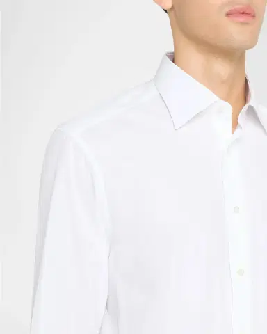 Stefano Ricci Men's Cotton French-Cuff Dress Shirt | Thumbnail 5