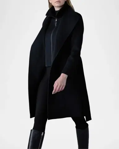 Mackage Norita 2-In-1 Double Face Wool Coat | Thumbnail 5