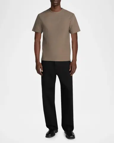 Frame Men's Jacquard Stripe Crewneck T-Shirt | Thumbnail 2