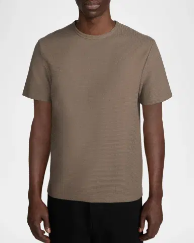 Frame Men's Jacquard Stripe Crewneck T-Shirt | Thumbnail 4