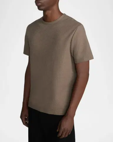 Frame Men's Jacquard Stripe Crewneck T-Shirt | Thumbnail 6