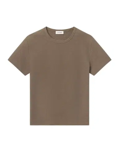 Frame Men's Jacquard Stripe Crewneck T-Shirt | Thumbnail 1