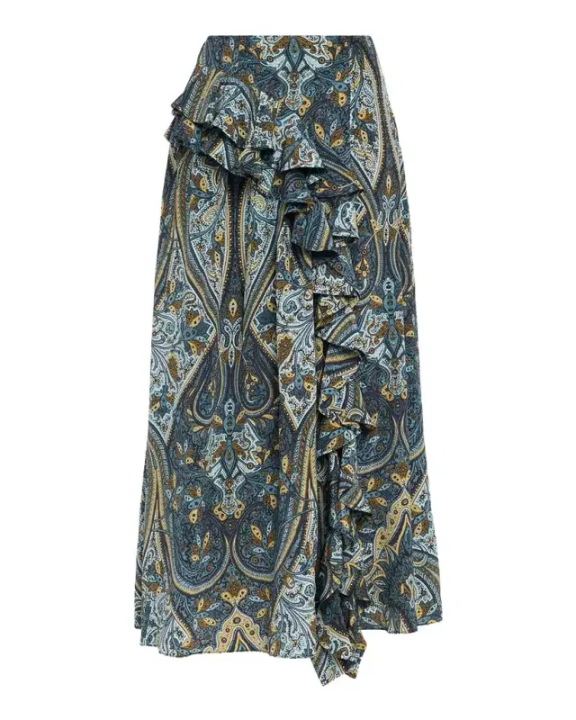 Ulla Johnson Riele Cascading Ruffle Skirt