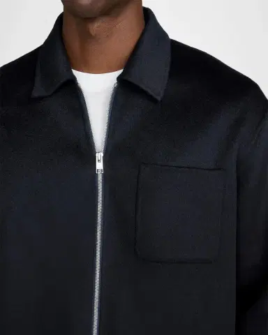 Frame Double Face Wool Zip-Front Shirt Jacket | Thumbnail 5